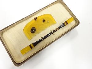 アンティーク　本鼈甲　櫛・笄セット